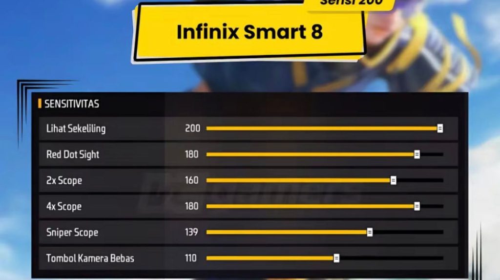 best free fire sensitivity settings for infinix Free Fire aiming practice in training ground with hot 30