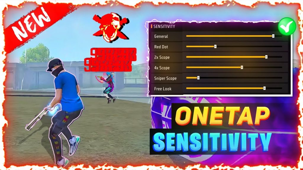 best free fire sensitivity settings for one tap Free Fire 4x scope sensitivity slider