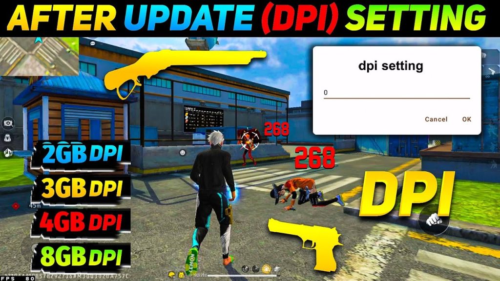 free fire dpi 1000 sensitivity settings Free Fire DPI changer app interface showing 1000 DPI setting