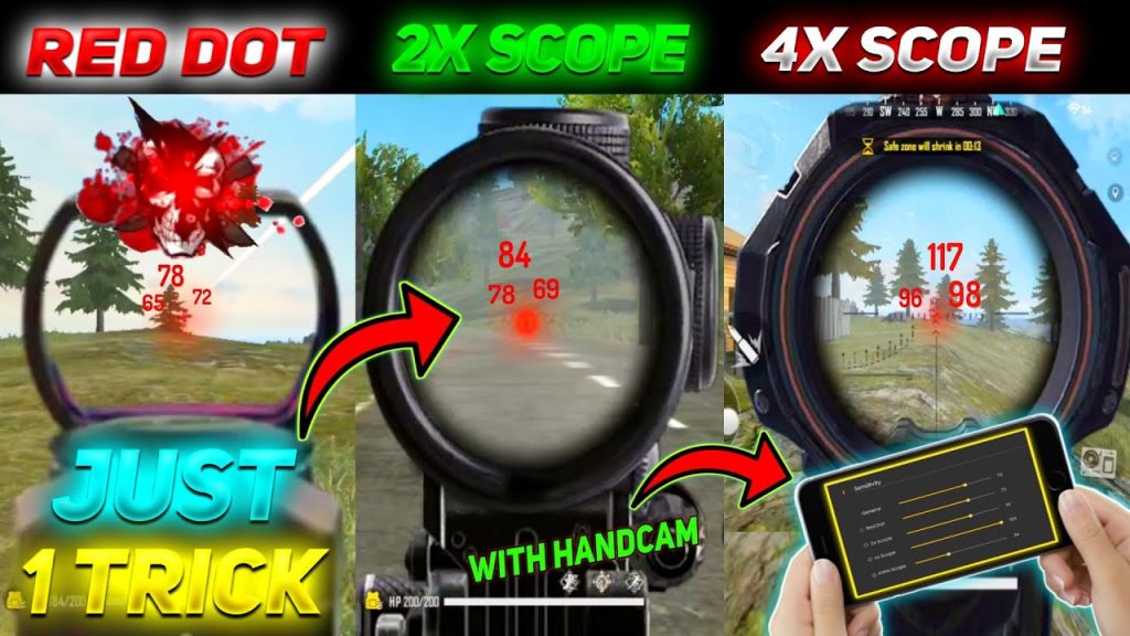 free fire sensitivity settings 2026 Free Fire red dot scope crosshair placement practice