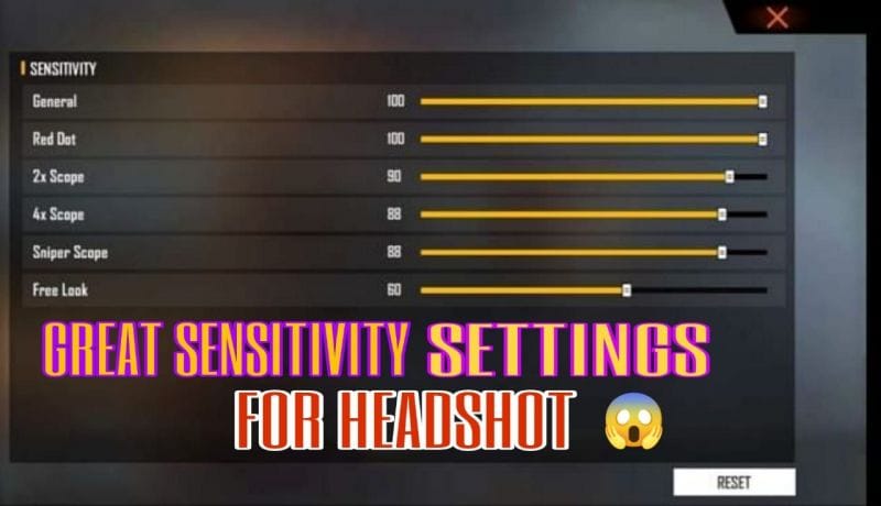 free fire sensitivity settings android Free Fire training ground practice shooting targets