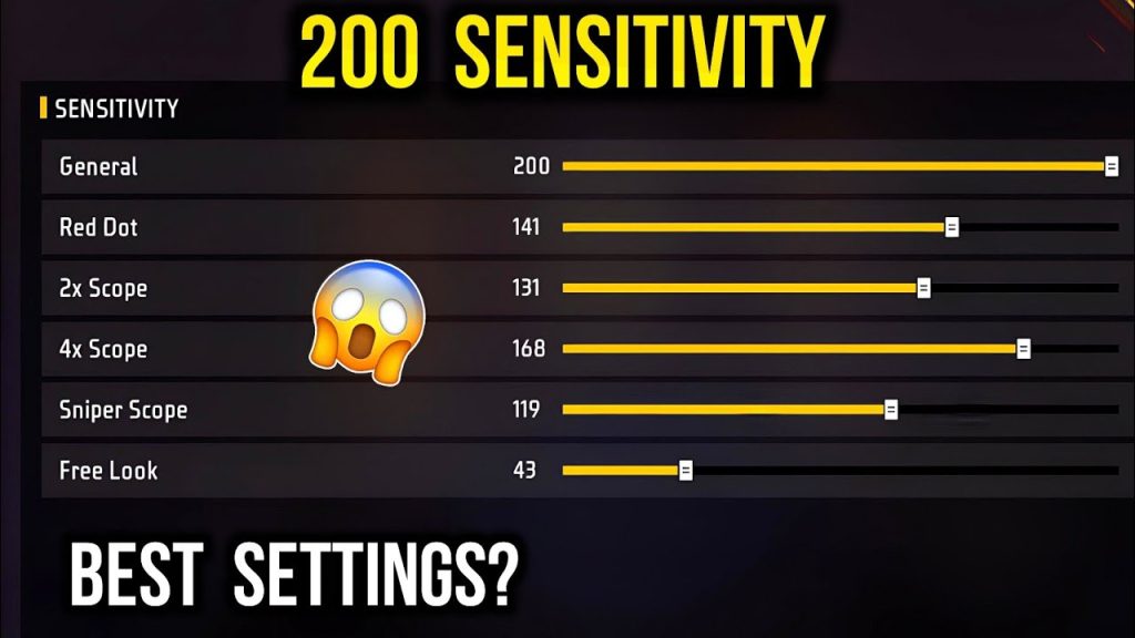 free fire sensitivity settings black shark Free Fire scope sensitivity settings Black Shark 4x scope adjustment