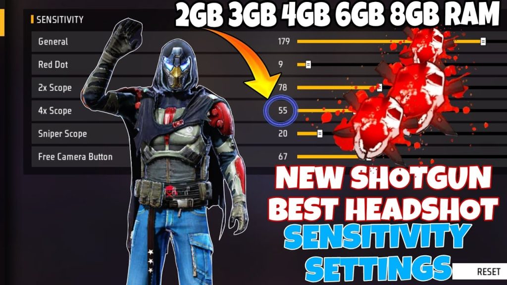 free fire sensitivity settings community guide Free Fire training ground shooting range with weapons