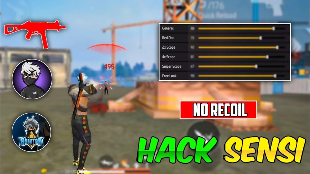 free fire sensitivity settings for ak47 Free Fire sensitivity settings menu sliders screenshot