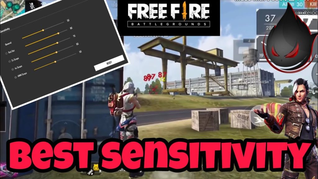 free fire sensitivity settings for awm Free Fire general sensitivity setting at 70 percent