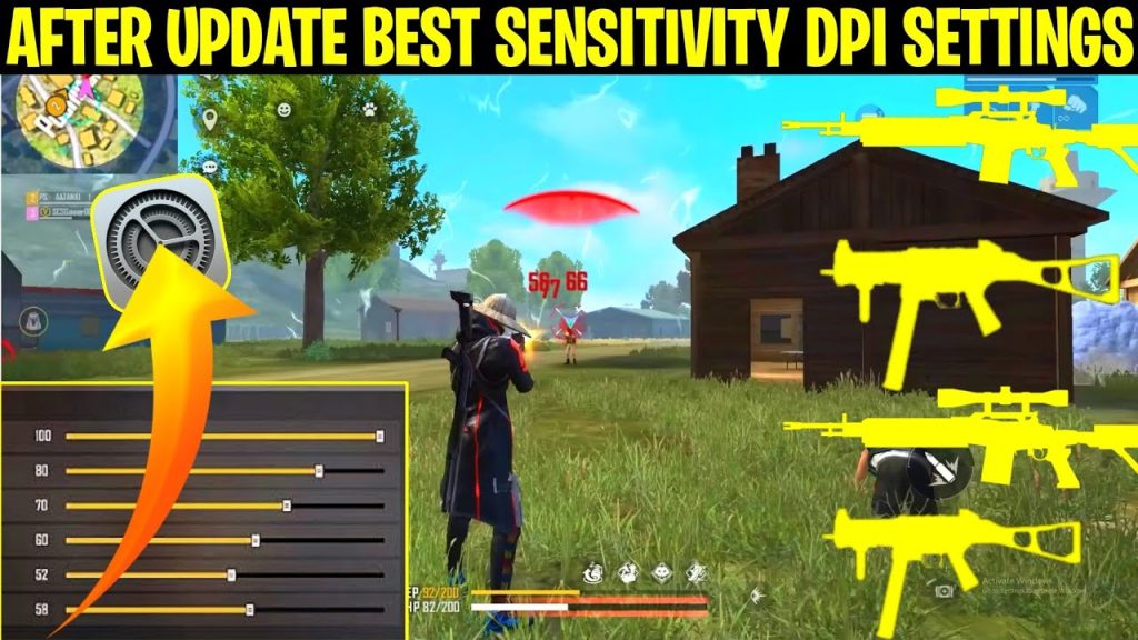 free fire sensitivity settings for beginners 2026 Free Fire red dot scope sensitivity setting 60