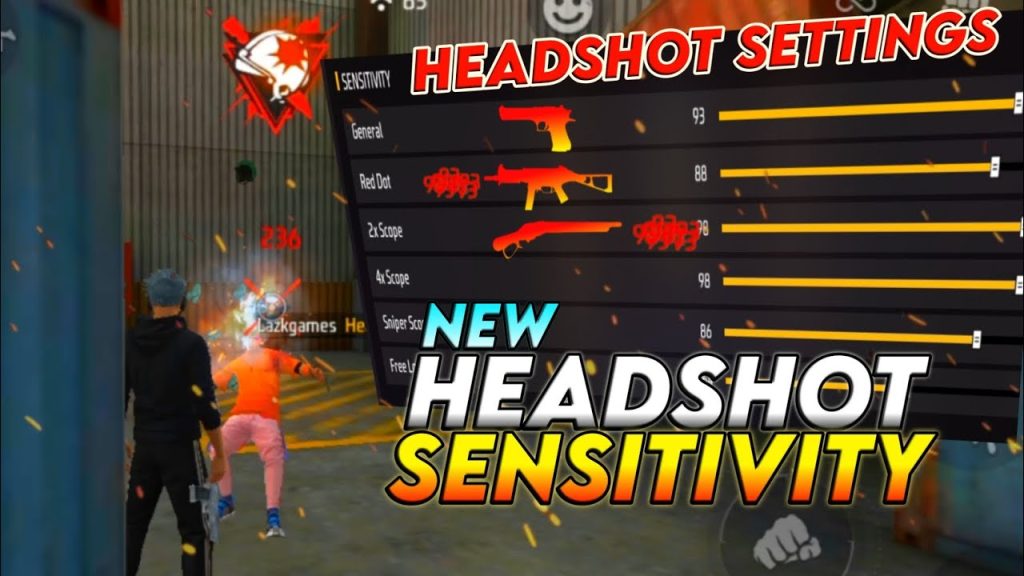 free fire sensitivity settings for elite gameplay Free Fire drag headshot motion graphic