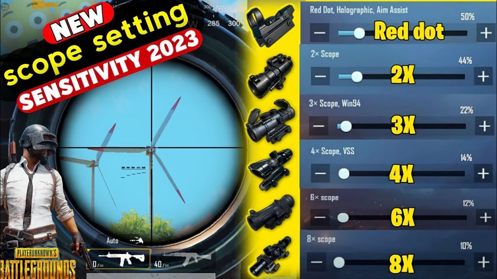 free fire sensitivity settings for heroic rank Free Fire sensitivity settings menu with scope options