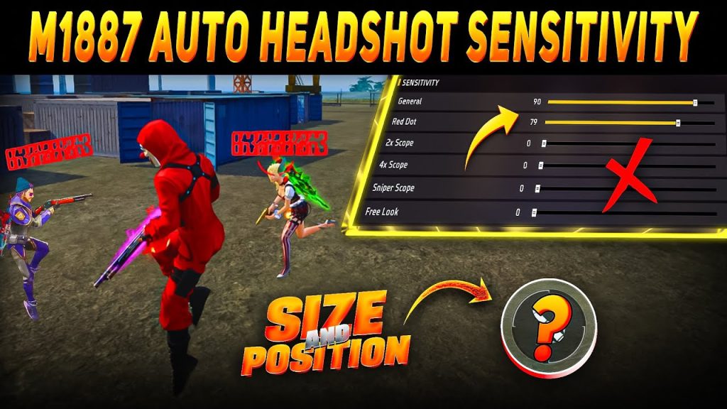 free fire sensitivity settings for m1887 Free Fire M1887 missed shot due to overshooting crosshair