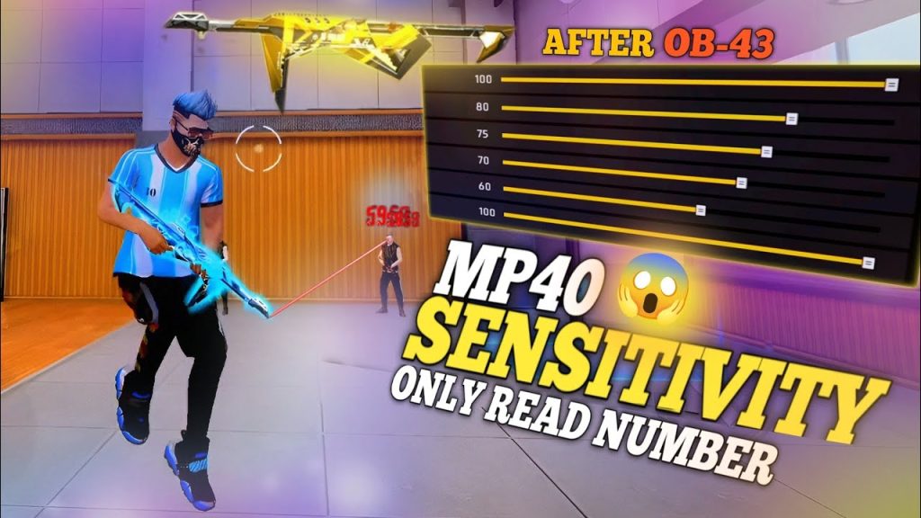 free fire sensitivity settings for mp40 Free Fire general sensitivity setting slider 90