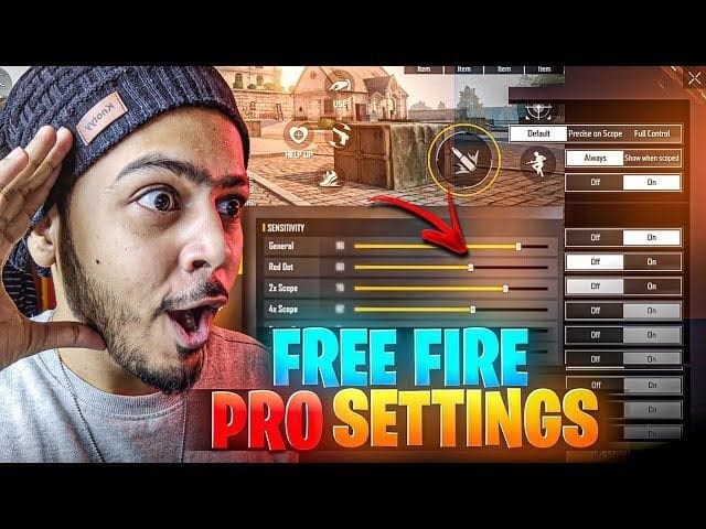 free fire sensitivity settings for tracking enemies Free Fire sensitivity settings menu screenshot