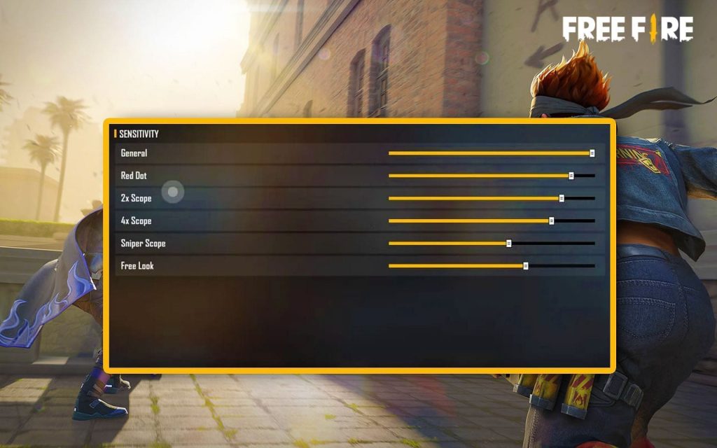 free fire sensitivity settings for tracking enemies Free Fire training ground tracking practice with bots