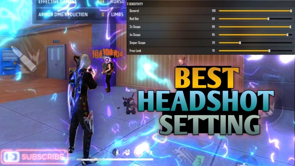 free fire sensitivity settings for woodpecker Free Fire gameplay woodpecker tapping technique slow motion