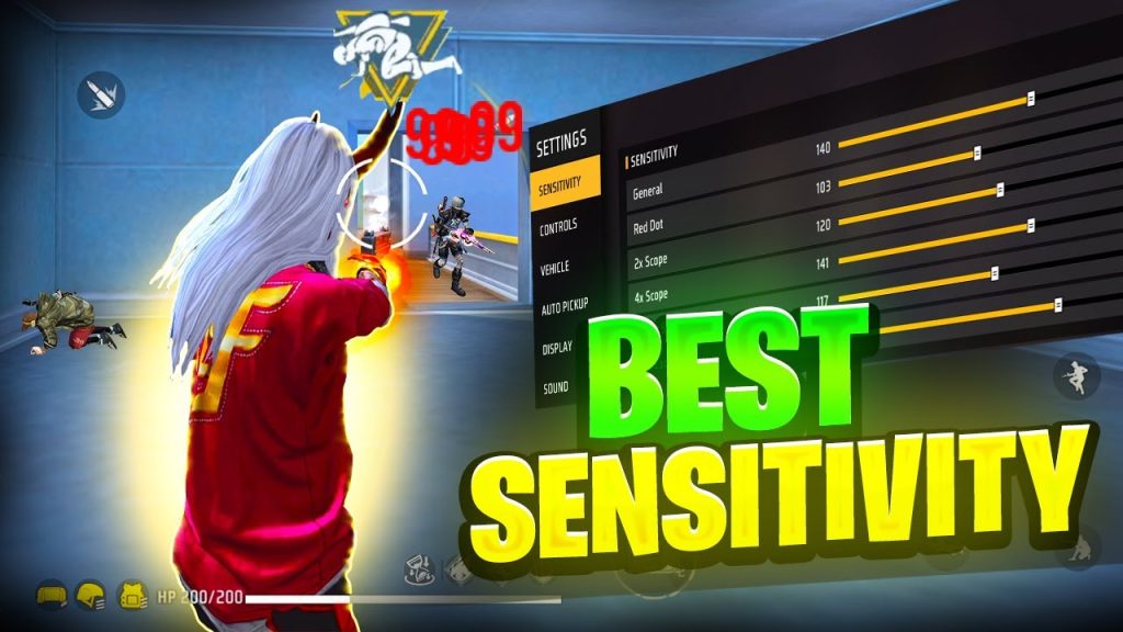 free fire sensitivity settings in philippines Free Fire sensitivity settings reset default button screenshot