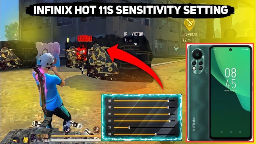 free fire sensitivity settings infinix Free Fire ADS sensitivity control toggle on Infinix phone