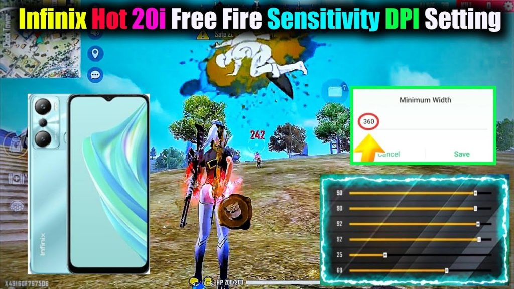 free fire sensitivity settings infinix Free Fire red dot and scope sensitivity sliders on Infinix