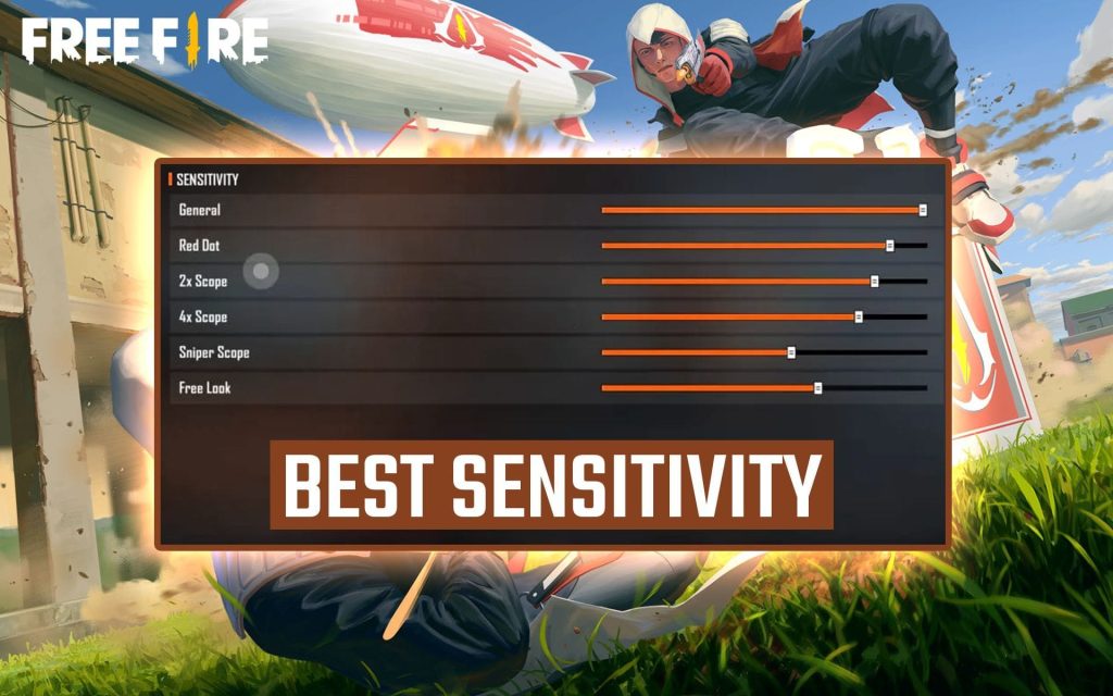 free fire sensitivity settings latest Free Fire gameplay close combat with high sensitivity
