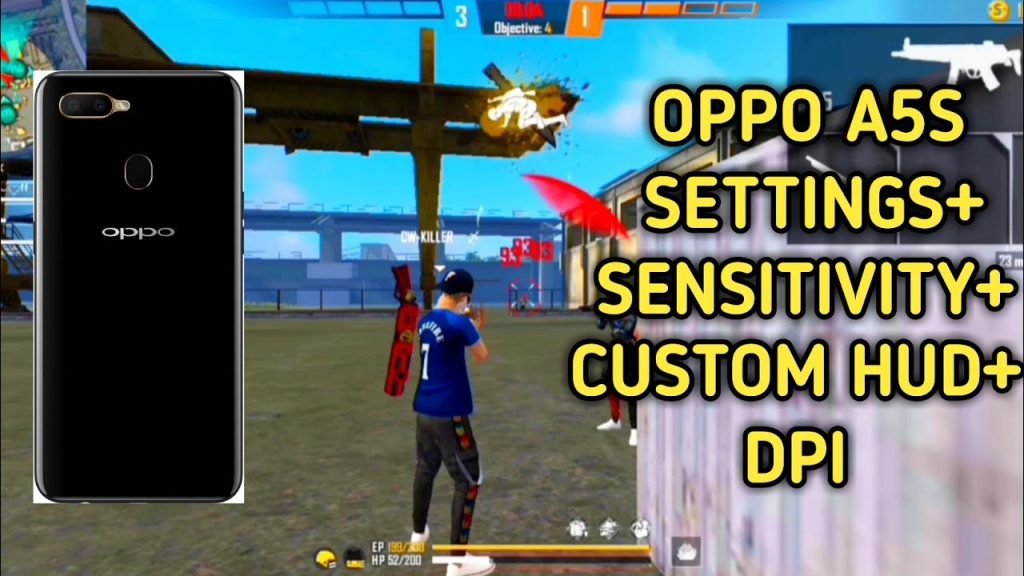 free fire sensitivity settings oppo Free Fire HUD layout customization on Oppo smartphone