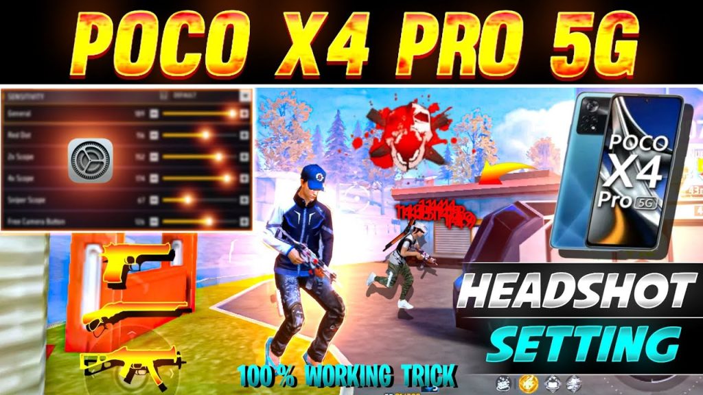 free fire sensitivity settings poco x series Free Fire red dot sensitivity setting on Poco X4