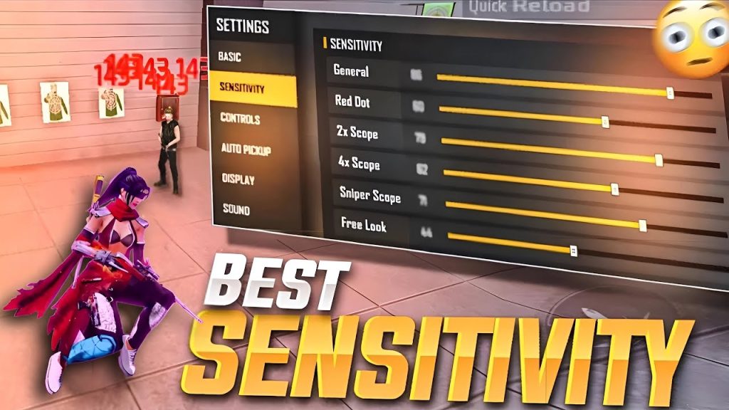 free fire sensitivity settings poco x series Free Fire sensitivity settings menu on Poco X3