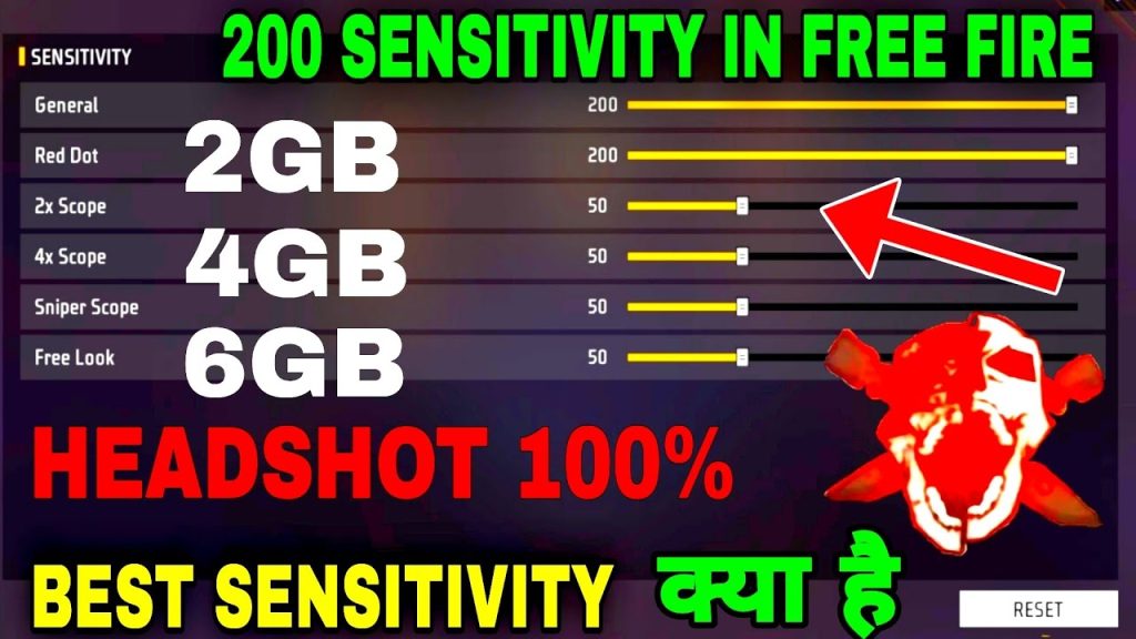 free fire sensitivity settings profile code Free Fire sensitivity error message invalid code