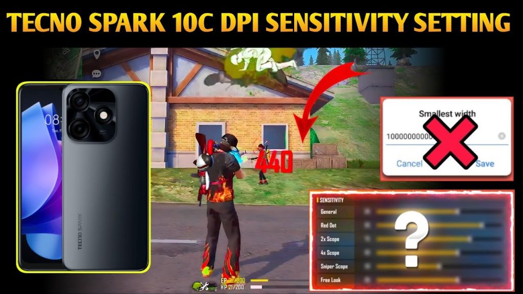 free fire sensitivity settings tecno Free Fire general sensitivity slider on Tecno phone