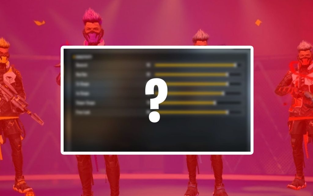 free fire sensitivity settings tiktok Free Fire training room moving target practice