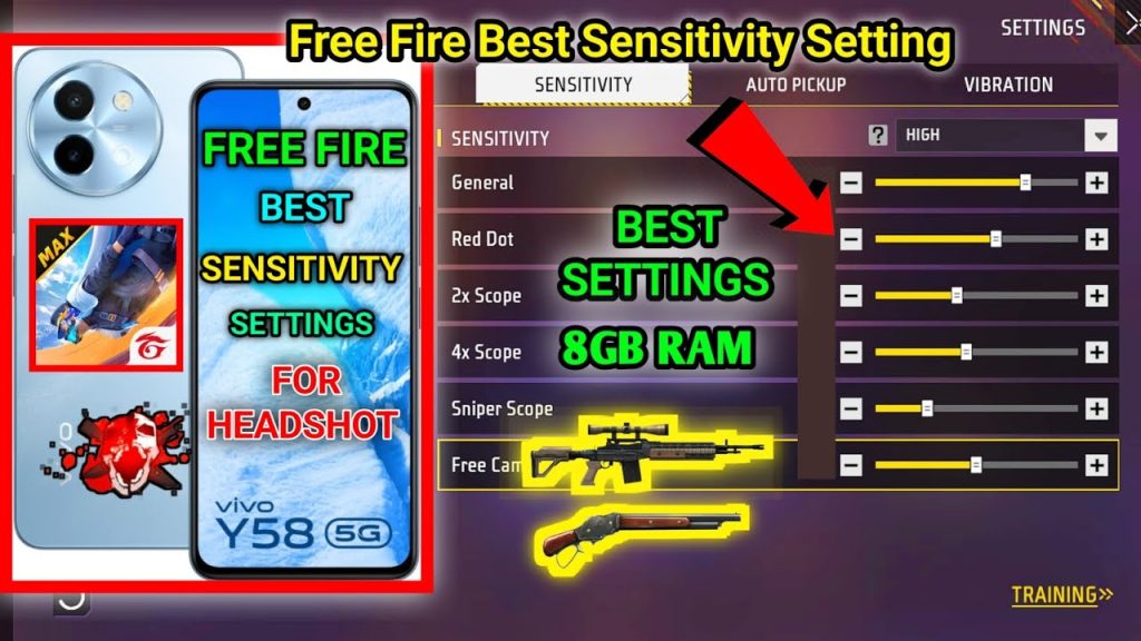 free fire sensitivity settings vivo Free Fire training ground target practice Vivo