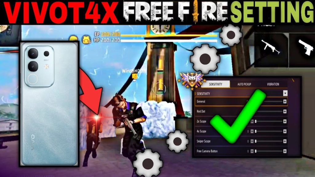 free fire sensitivity settings vivo Vivo Game Space touch sensitivity setting Free Fire