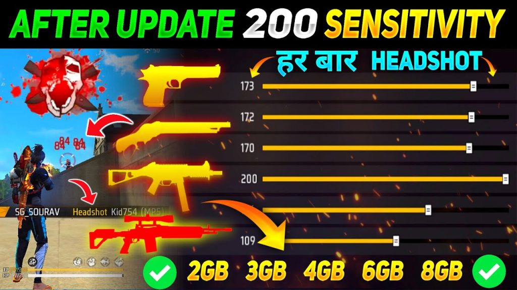free fire sensitivity settings with high fps Free Fire save sensitivity profile code button