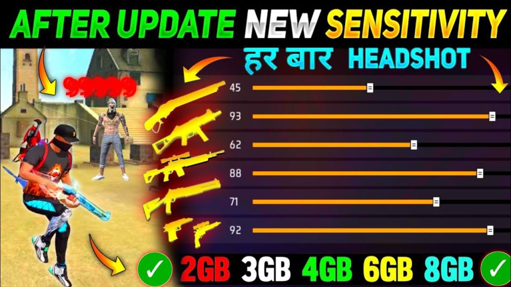 grandmaster free fire sensitivity settings Free Fire general sensitivity slider thumb control