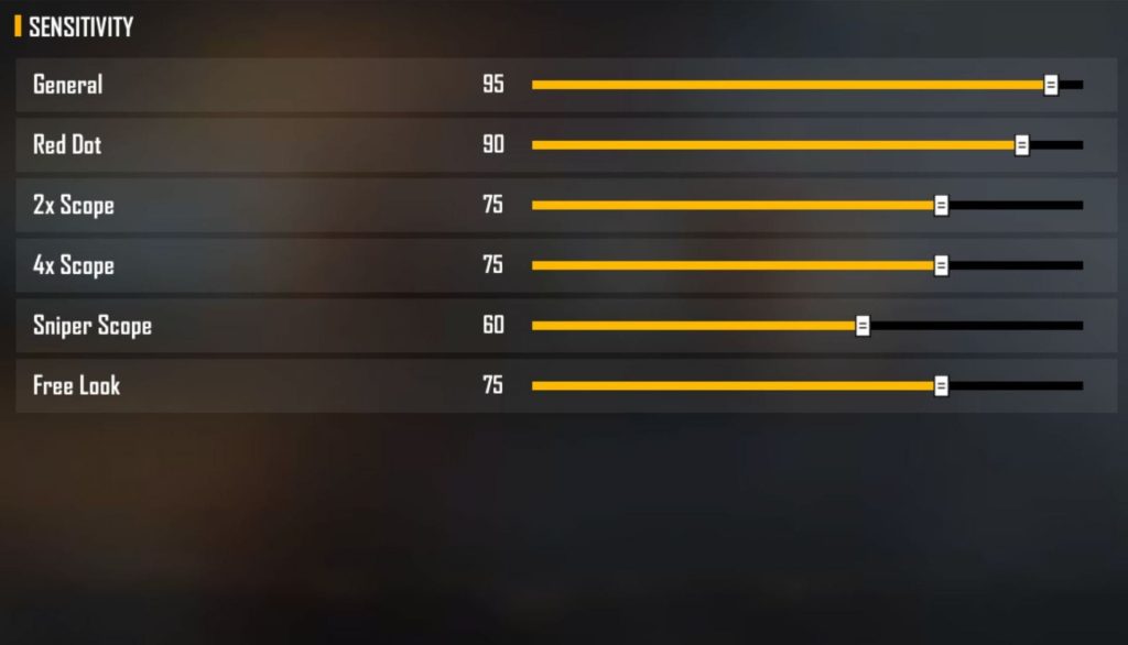 grandmaster free fire sensitivity settings Free Fire scope sensitivity settings comparison