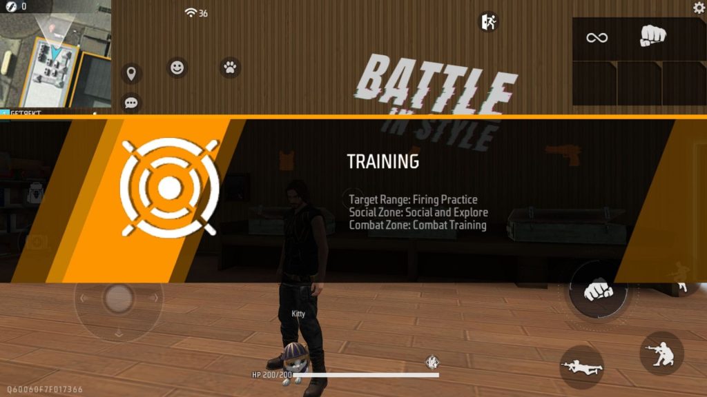 how to practice free fire sensitivity settings Free Fire drag shot practice on training wall