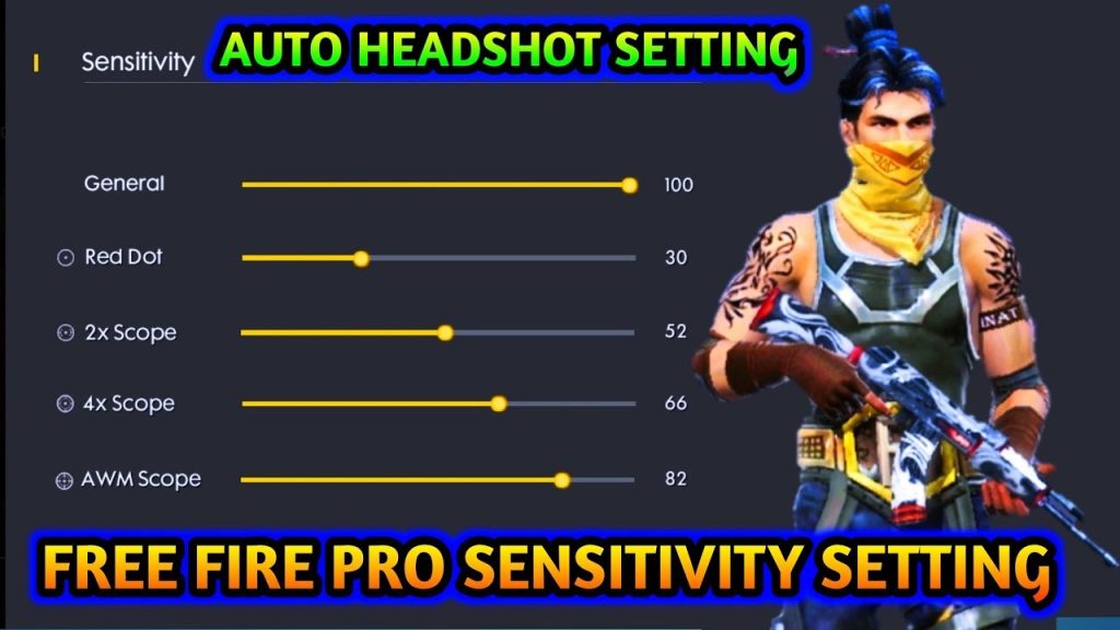 how to test free fire sensitivity settings Free Fire general sensitivity slider adjustment
