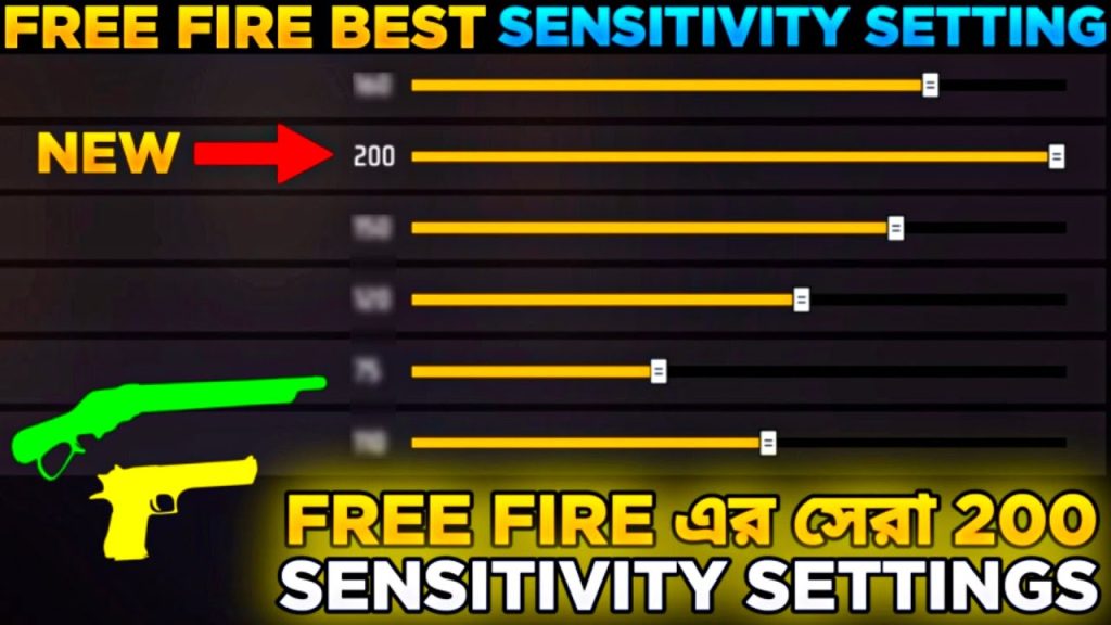 how to test free fire sensitivity settings Free Fire practice range sensitivity test