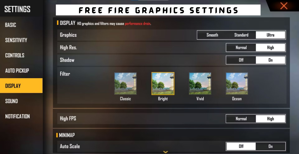 latest free fire sensitivity settings for low end devices Free Fire graphics settings low end