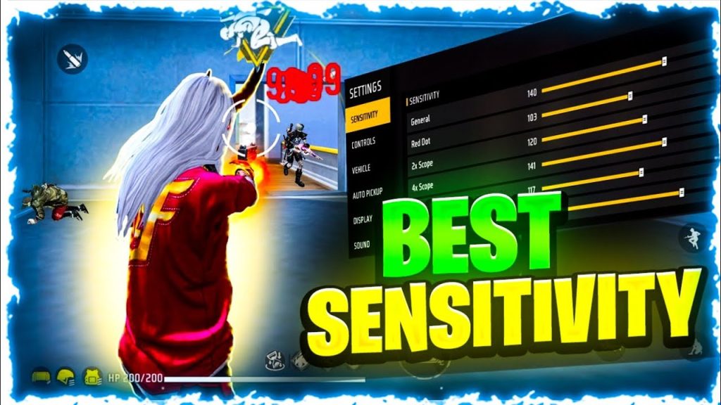 latest free fire sensitivity settings for pro players Free Fire sensitivity code share copy button