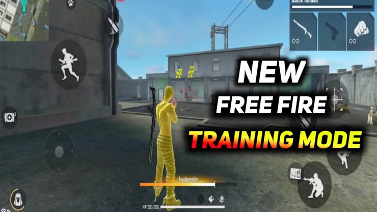 practice mode free fire sensitivity settings Free Fire practice mode shooting range entrance