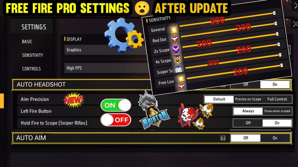 save free fire sensitivity settings Free Fire paste code dialog box to restore sensitivity