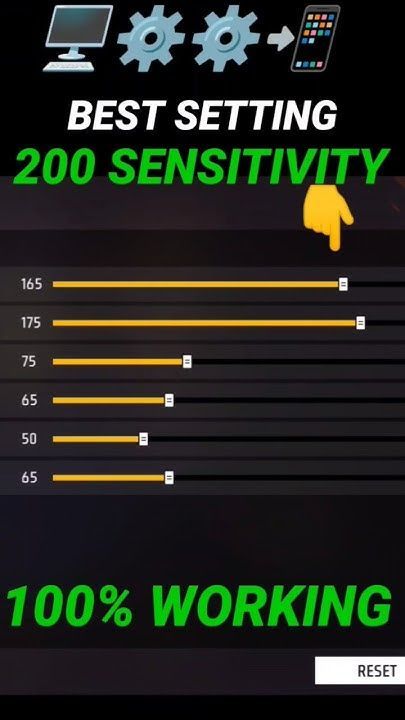 best free fire sensitivity settings for iphone iPhone with Free Fire settings menu open showing sensitivity sliders