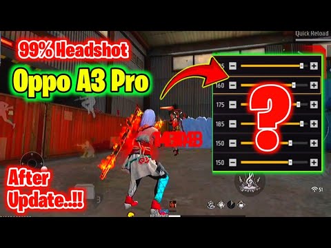 best free fire sensitivity settings for oppo Free Fire general sensitivity slider 85 setting