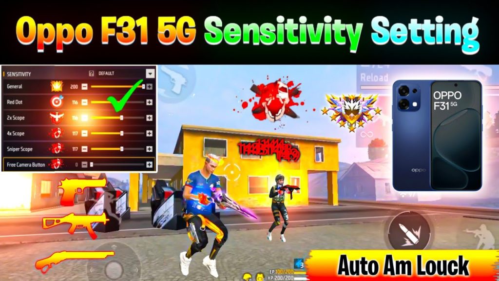 best free fire sensitivity settings for oppo Free Fire training ground testing sensitivity Oppo