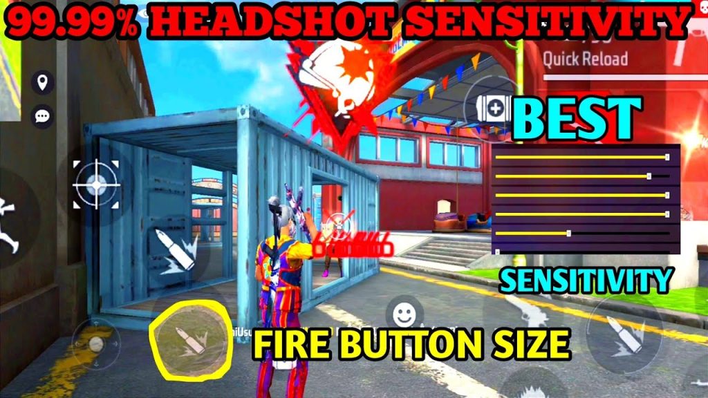 duplicate free fire sensitivity settings Free Fire cloud save backup button screenshot