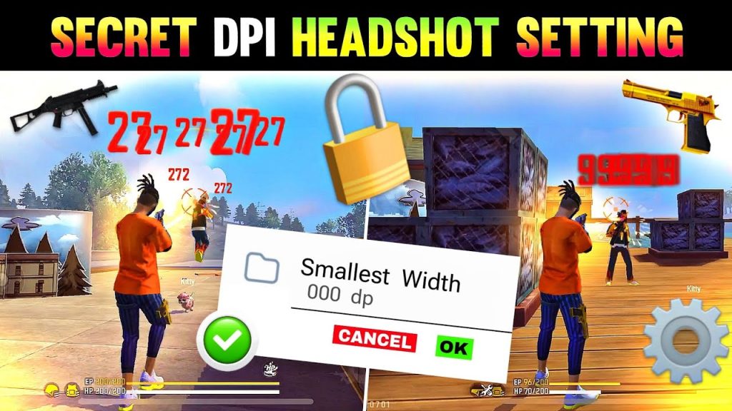 free fire dpi 400 sensitivity settings Free Fire red dot scope aiming
