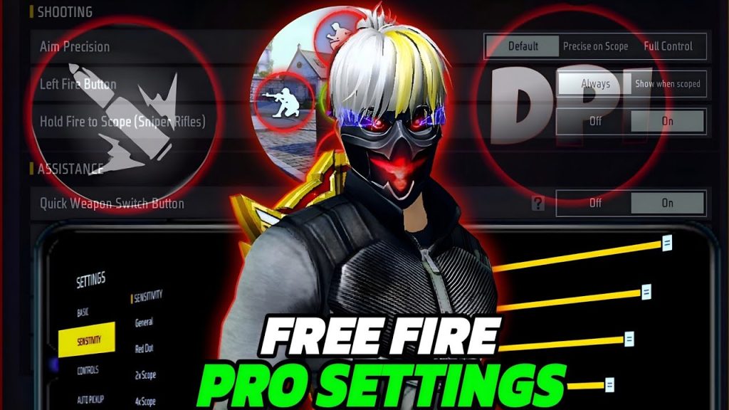 free fire dpi 700 sensitivity settings Free Fire match gameplay with crosshair