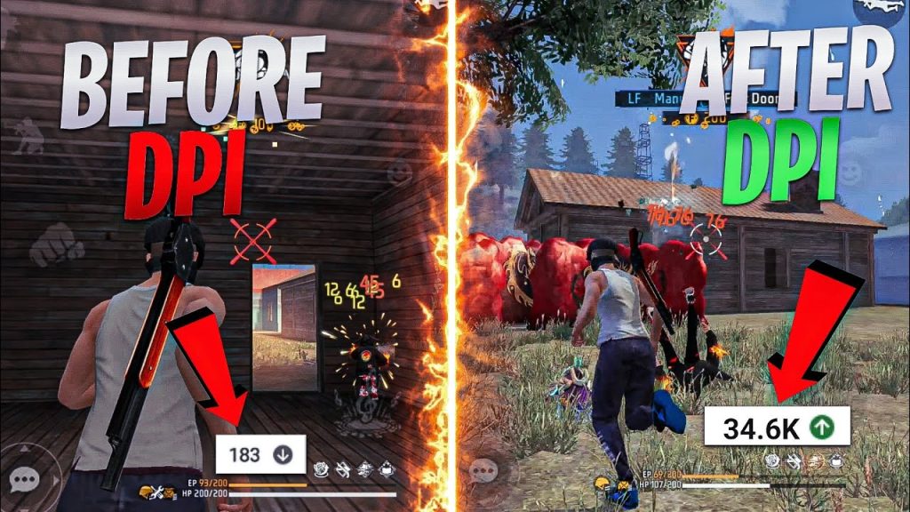 free fire dpi and sensitivity settings Free Fire drag shot sensitivity setting on phone screen