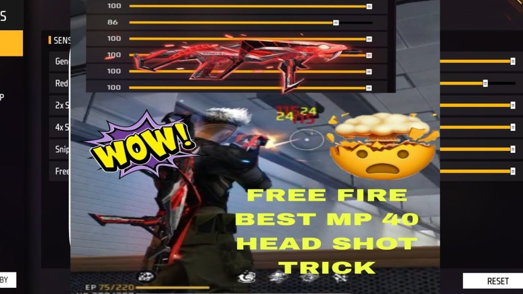 free fire max sensitivity settings for headshot Free Fire Max Clash Squad match gameplay headshot kill