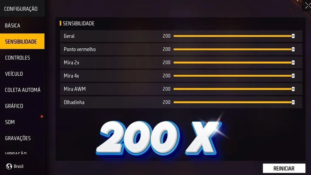 free fire max sensitivity settings for iphone Free Fire Max red dot sensitivity slider set to 75 iPhone