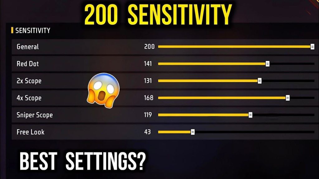 free fire sensitivity settings after device reset Free Fire sensitivity slider manual adjustment
