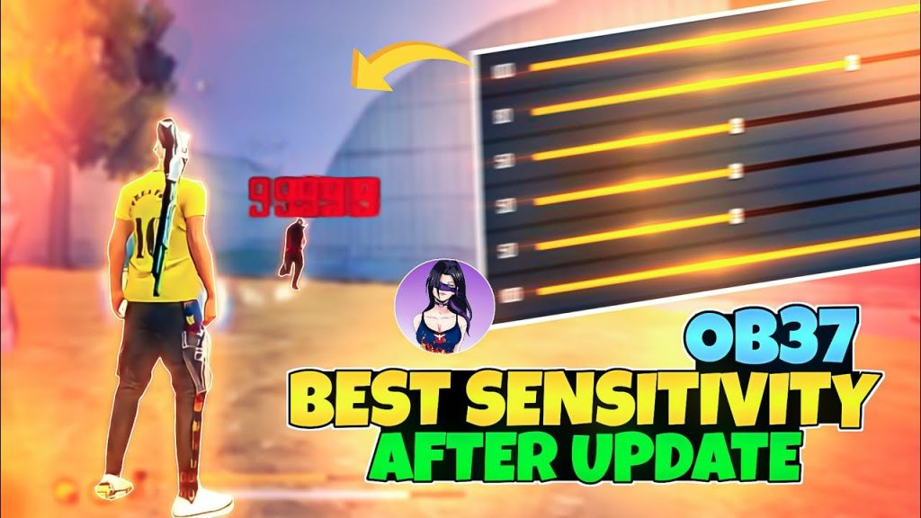 free fire sensitivity settings after patch Free Fire general sensitivity slider set to 90